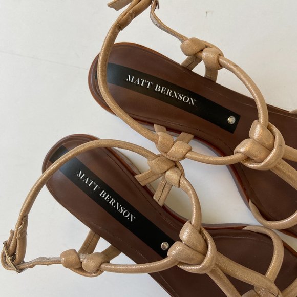 Matt Bernson Tan Strappy Sandals - Picture 10 of 11